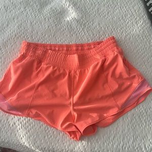 Lulu Lemon High Waisted Hotty Hot 2.5 Athletic Shorts